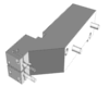 Monoblock-Werkzeughalter für DECO 7/10 und EvoDECO10 von Tornos (für 2 Stähle)